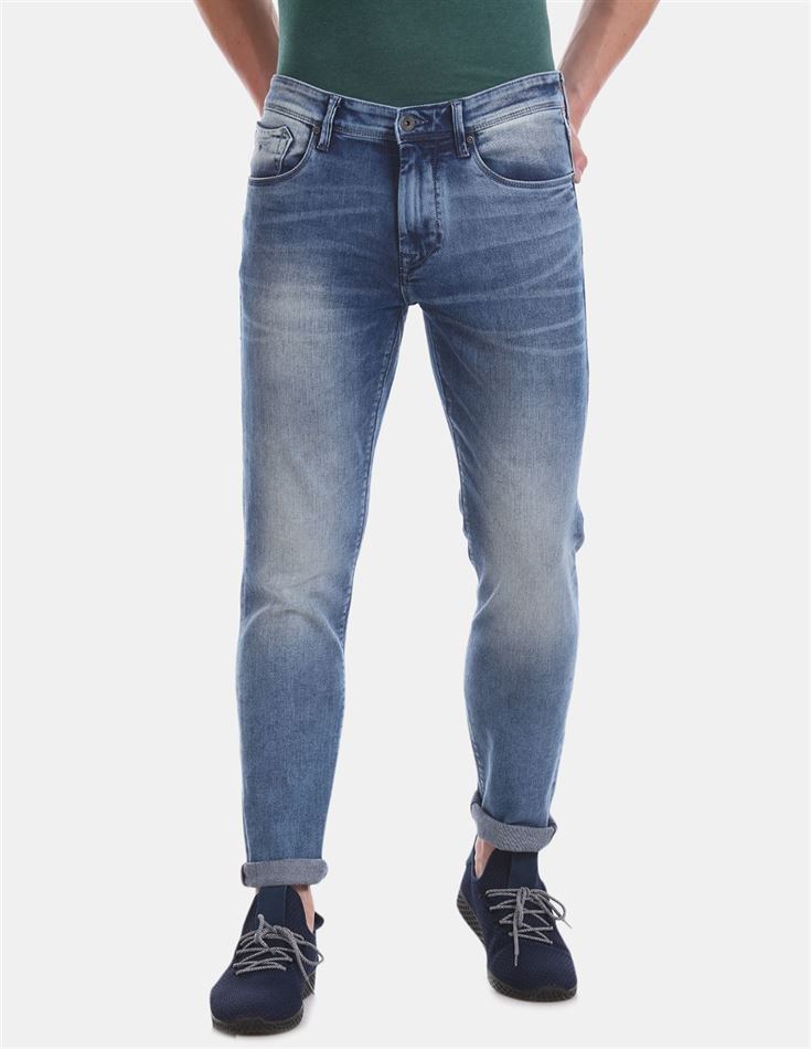 Flying Machine Men's Casual Wear  Blue  Jeans